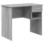 Escritorio con almacenamiento gris sonoma 90x49.5x75 cm madera elaborada | Foro24.es | Tu tienda online para hogar, jardín y más Foro24.es