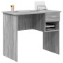 Escritorio con almacenamiento gris sonoma 90x49.5x75 cm madera elaborada | Foro24.es | Tu tienda online para hogar, jardín y más Foro24.es