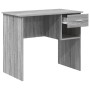 Escritorio con almacenamiento gris sonoma 90x49.5x75 cm madera elaborada | Foro24.es | Tu tienda online para hogar, jardín y más Foro24.es