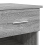 Escritorio con almacenamiento gris sonoma 90x49.5x75 cm madera elaborada | Foro24.es | Tu tienda online para hogar, jardín y más Foro24.es