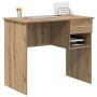 Escritorio con Almacenamiento Roble Artesanal 90x49.5x75 cm Madera elaborada | Foro24.es | Tu tienda online para hogar, jardín y más Foro24.es