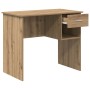 Escritorio con Almacenamiento Roble Artesanal 90x49.5x75 cm Madera elaborada | Foro24.es | Tu tienda online para hogar, jardín y más Foro24.es