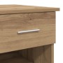 Escritorio con Almacenamiento Roble Artesanal 90x49.5x75 cm Madera elaborada | Foro24.es | Tu tienda online para hogar, jardín y más Foro24.es