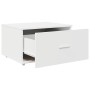 Armario de Cajones con Ruedas Blanco 55x45x33.5 cm MDF von , Schließfächer und Lagerschränke - Ref: Foro24-869306, Preis: 54,...