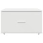 Armario de Cajones con Ruedas Blanco 55x45x33.5 cm MDF von , Schließfächer und Lagerschränke - Ref: Foro24-869306, Preis: 54,...