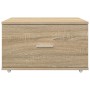 Gabinete con Cajones Roble de Sonoma Chipboard Mediano by , Lockers and storage cabinets - Ref: Foro24-869308, Price: 53,29 €...
