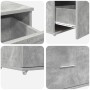 Armario de Cajones Gris Concreto Concreto Medio Puertas | Foro24.es | Tu tienda online para hogar, jardín y más Foro24.es