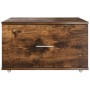 Gabinete con Cajones Roble Ahumado MDF con Chapa Gabinete Moderno | Foro24.es | Tu tienda online para hogar, jardín y más Foro24.es
