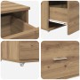 Gabinete con Cajones Roble Artesanal Tablero de Partículas, Laminado | Foro24.es | Tu tienda online para hogar, jardín y más Foro24.es