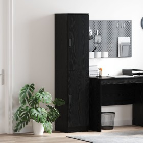 Gabinete Buffet Roble Negro Madera Elaborada