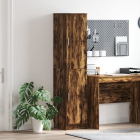 Gabinete Buffet Roble Ahumado Madera Elaborada