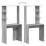 Escritorio Gris para Computadora Gris Sonoma Madera Resistente | Foro24.es | Tu tienda online para hogar, jardín y más Foro24.es