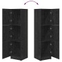 Aparador de Roble Negro Roble Negro MDF y Chapa de Madera Mediano | Foro24.es | Tu tienda online para hogar, jardín y más Foro24.es
