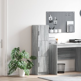 Aparador Gris Sonoma Gris Madera MDF Estándar