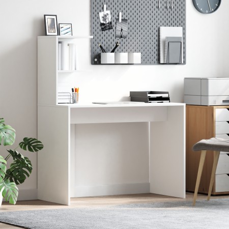 Escritorio Blanco MDF Compacto Incrustaciones Decorativas von , Schreibtische - Ref: Foro24-869354, Preis: 78,25 €, Rabatt: %