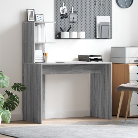 Escritorio Gris Gris Sonoma Tablero de partículas
