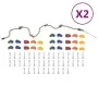 Presas de escalada con cuerda 50 piezas multicolor de vidaXL, Escalada - Ref: Foro24-3094306, Precio: 121,56 €, Descuento: %