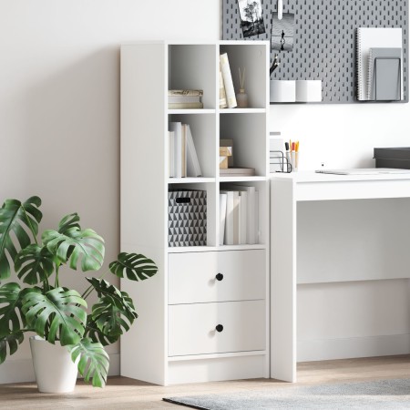 Unidad de estantería blanca Blanca MDF Estándar Estante blanco | Foro24.es | Tu tienda online para hogar, jardín y más Foro24.es
