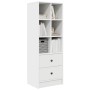 Unidad de estantería blanca Blanca MDF Estándar Estante blanco | Foro24.es | Tu tienda online para hogar, jardín y más Foro24.es