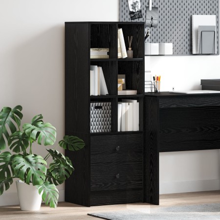 Estante de Roble Negro Roble negro Madera ingenierizada Grande | Foro24.es | Tu tienda online para hogar, jardín y más Foro24.es