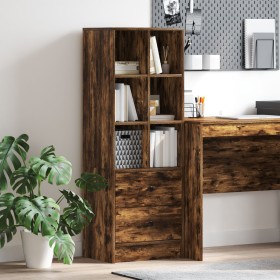 Unidad de Estantería de Roble Ahumado Roble Ahumado Madera Engineered de , Aparadores - Ref: Foro24-869366, Precio: 101,71 €