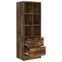 Unidad de Estantería de Roble Ahumado Roble Ahumado Madera Engineered | Foro24.es | Tu tienda online para hogar, jardín y más Foro24.es