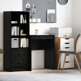 Escritorio de Escritura Roble negro Madera