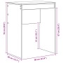 Escritorio Minimalista Blanco Tablero de partículas 60 x 40 x 76 cm by , Desks - Ref: Foro24-869370, Price: 45,46 €, Discount: %