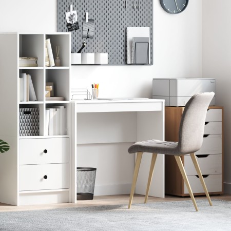 Escritorio de Escritura Blanco MDF 80 x 40 x 76 cm Sencillo de , Escritorios - Ref: Foro24-869386, Precio: 51,39 €, Descuento: %
