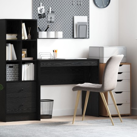 Escritorio de Escritura Roble Negro Madera Resistente | Foro24.es | Tu tienda online para hogar, jardín y más Foro24.es