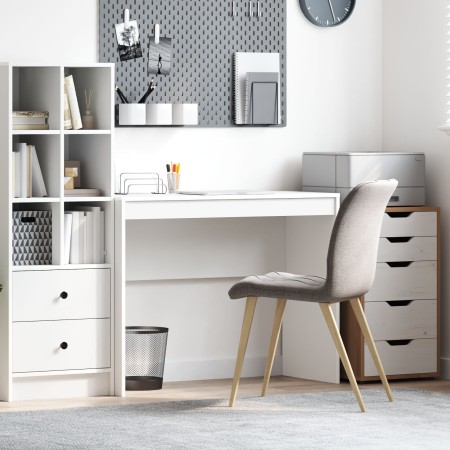 Escritorio de escritura Blanco Tablero de partículas Mediano von , Schreibtische - Ref: Foro24-869402, Preis: 59,34 €, Rabatt: %