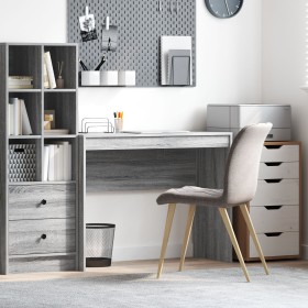 Escritorio de Computadora Gris Sonoma MDF 100 x
