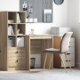 Escritorio de Computadora Roble Sonoma Tablero de Partículas by , Desks - Ref: Foro24-869412, Price: 57,04 €, Discount: %