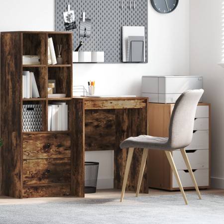 Escritorio de Escritura Roble Ahumado Madera Elaborada | Foro24.es | Tu tienda online para hogar, jardín y más Foro24.es