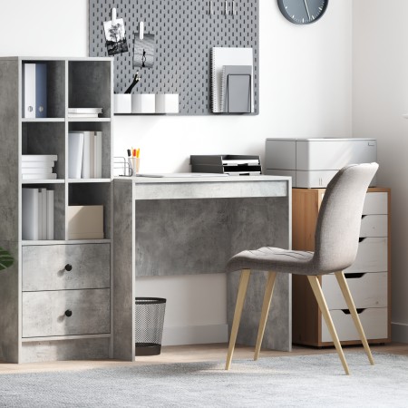 Escritorio de Concreto Gris 80x50x76 cm de Madera Contrachapada von , Schreibtische - Ref: Foro24-869429, Preis: 62,28 €, Rab...
