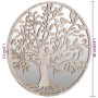 Sandfarbener runder Eisenspiegel für den Innenbereich, 60 x 2,5 cm von vidaXL, Spiegel - Ref: Foro24-3093541, Preis: 99,00 €,...