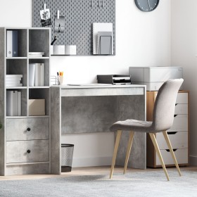 Escritorio de Computadora Gris Concreto Tablero MDF 90 x 50 x 76 cm by , Desks - Ref: Foro24-869437, Price: 63,86 €, Discount: %