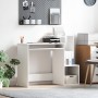 Escritorio blanco de Blanco Aglomerado Estándar Almacenamiento | Foro24.es | Tu tienda online para hogar, jardín y más Foro24.es