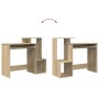 Escritorio de Computadora de Roble Sonoma MDF con chapa de roble | Foro24.es | Tu tienda online para hogar, jardín y más Foro24.es
