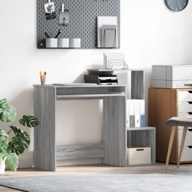 Escritorio Gris de Computadora Gris Sonoma Madera Engineered de , Escritorios - Ref: Foro24-869471, Precio: 80,15 €, Descuent...