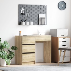 Escritorio de Escritura de Roble Sonoma Roble Sonoma Particle board by , Desks - Ref: Foro24-869492, Price: 93,07 €, Discount: %