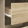 Escritorio de Escritura de Roble Sonoma Roble Sonoma Particle board von , Schreibtische - Ref: Foro24-869492, Preis: 93,07 €,...