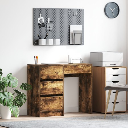 Escritorio Marrón Roble Ahumado Madera Duradera Mediano | Foro24.es | Tu tienda online para hogar, jardín y más Foro24.es