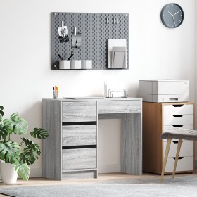 Escritorio de Escritura Gris Gris Sonoma Madera