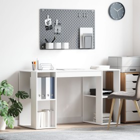 Escritorio Blanco Blanco Tablero de partículas