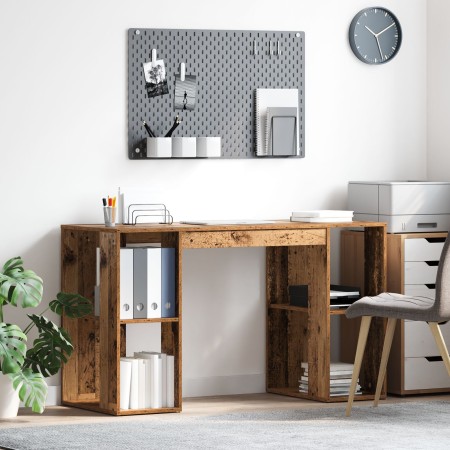 Escritorio Marrón de Escritura Madera Vieja Madera Maciza Recuperada | Foro24.es | Tu tienda online para hogar, jardín y más Foro24.es