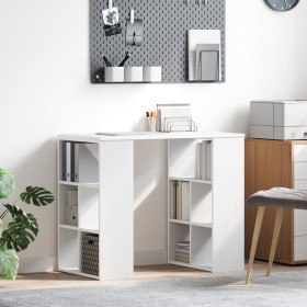 Escritorio Esquinero Blanco Blanco MDF Mediano Almacenamiento von , Schreibtische - Ref: Foro24-869506, Preis: 79,48 €, Rabat...