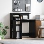 Escritorio con Almacenamiento Roble Negro 90x48x101.5 cm Madera elaborada by , Desks - Ref: Foro24-869523, Price: 96,30 €, Di...