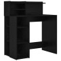 Escritorio con Almacenamiento Roble Negro 90x48x101.5 cm Madera elaborada by , Desks - Ref: Foro24-869523, Price: 96,30 €, Di...