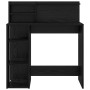 Escritorio con Almacenamiento Roble Negro 90x48x101.5 cm Madera elaborada by , Desks - Ref: Foro24-869523, Price: 96,30 €, Di...